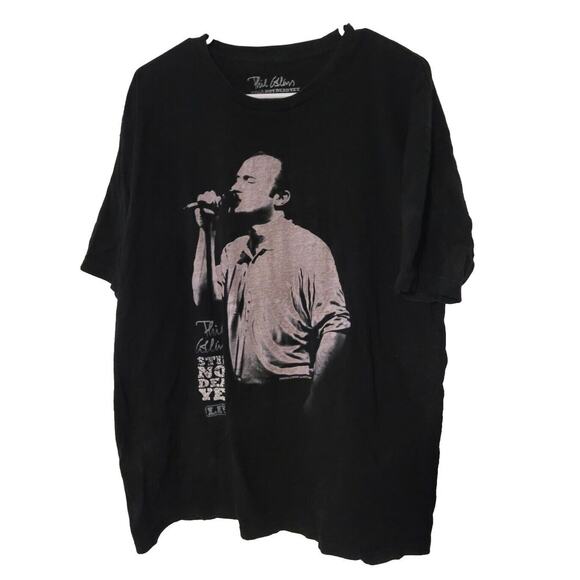 PHIL COLLINS Still Not Dead Yet Live Concert Tour Shirt XL Black - Picture 1 of 5